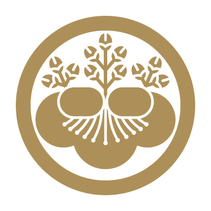 丸に梅桐紋 9
