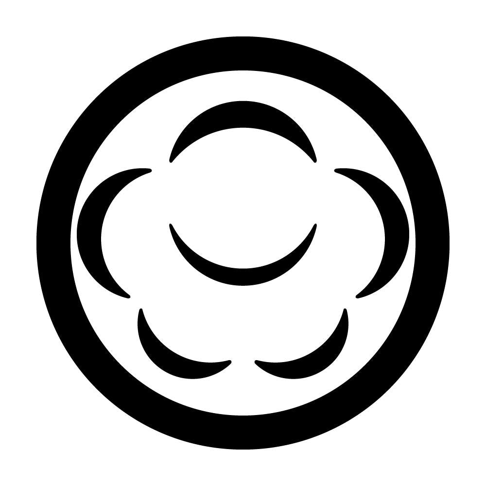 丸に瓜形梅紋