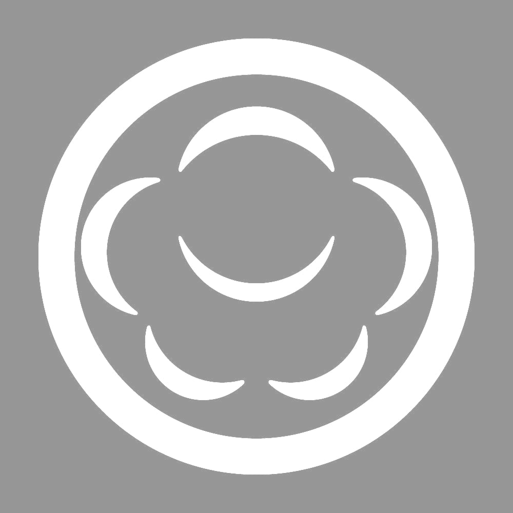 丸に瓜形梅紋 7