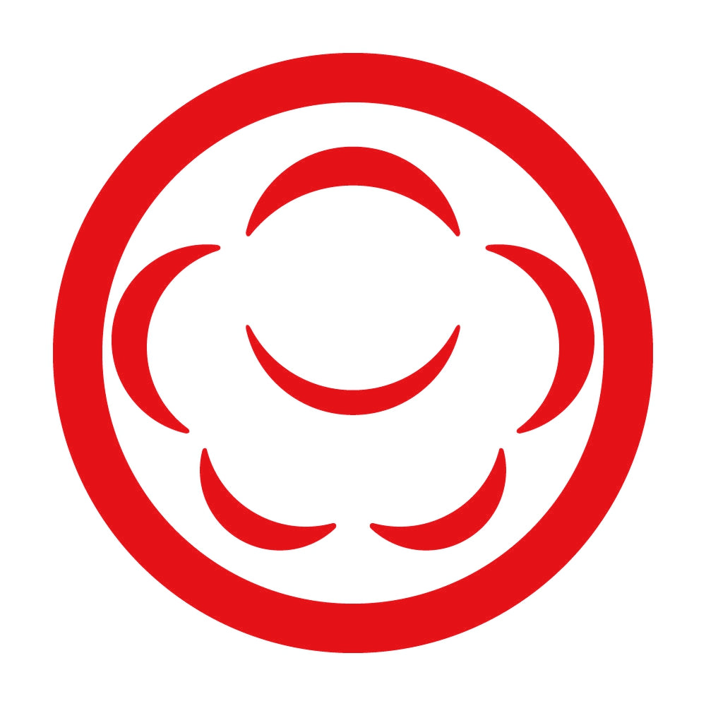 丸に瓜形梅紋 8