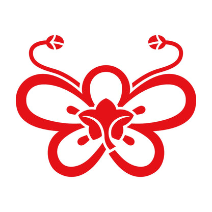 中陰裏梅胡蝶紋 8