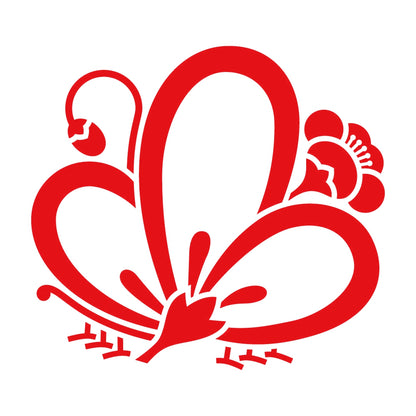 中陰梅蝶紋 8