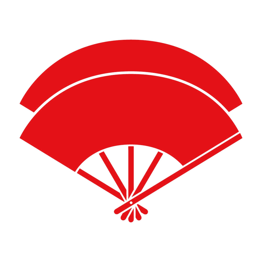 重ね扇紋 8