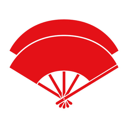 重ね扇紋 8