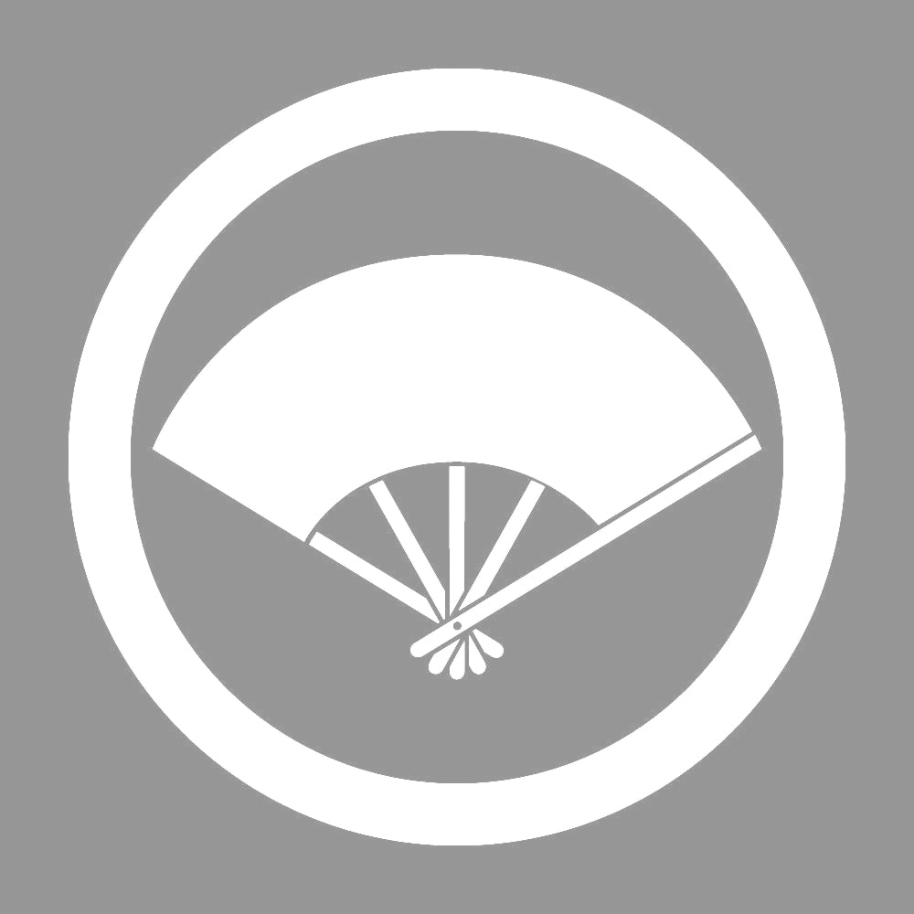 丸に五本骨扇紋 7