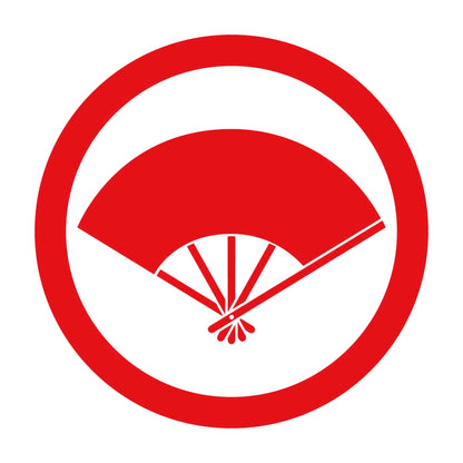 丸に五本骨扇紋 8