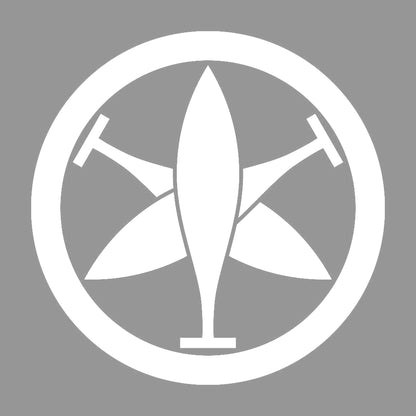 丸に三つ組み櫂紋 7