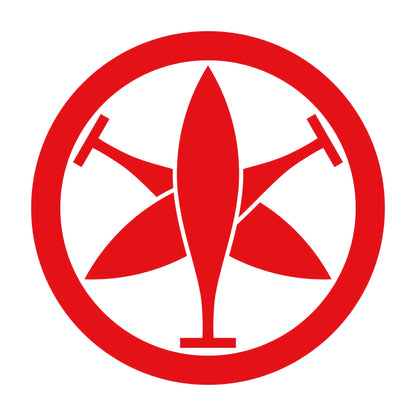 丸に三つ組み櫂紋 8