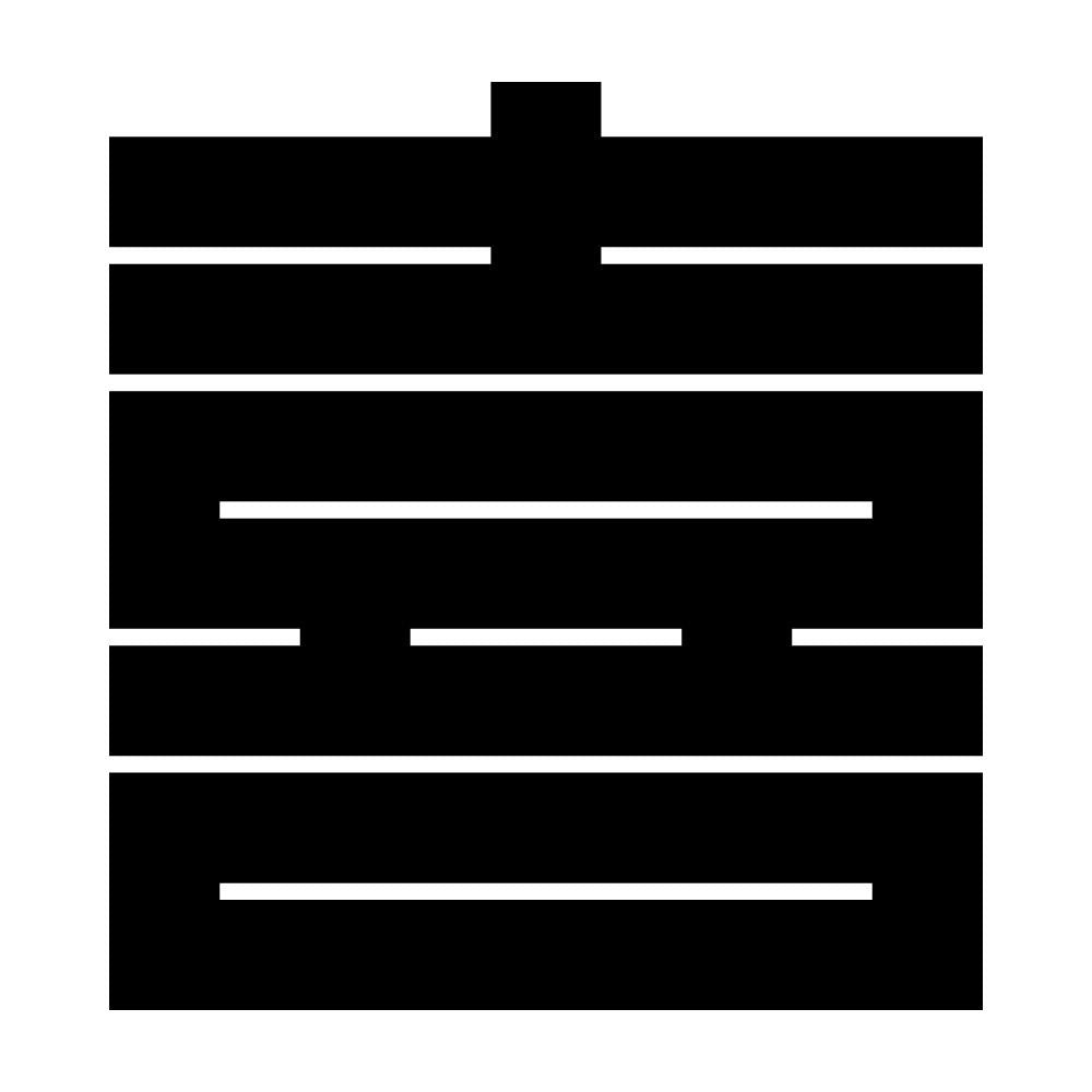 喜の角字紋