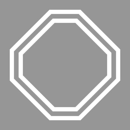 陰の隅切り角紋 7