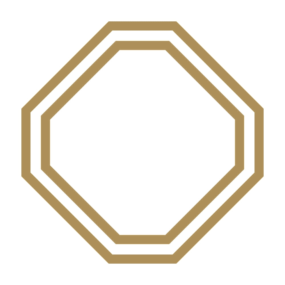 陰の隅切り角紋 9