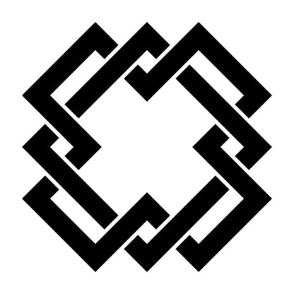 結び角紋