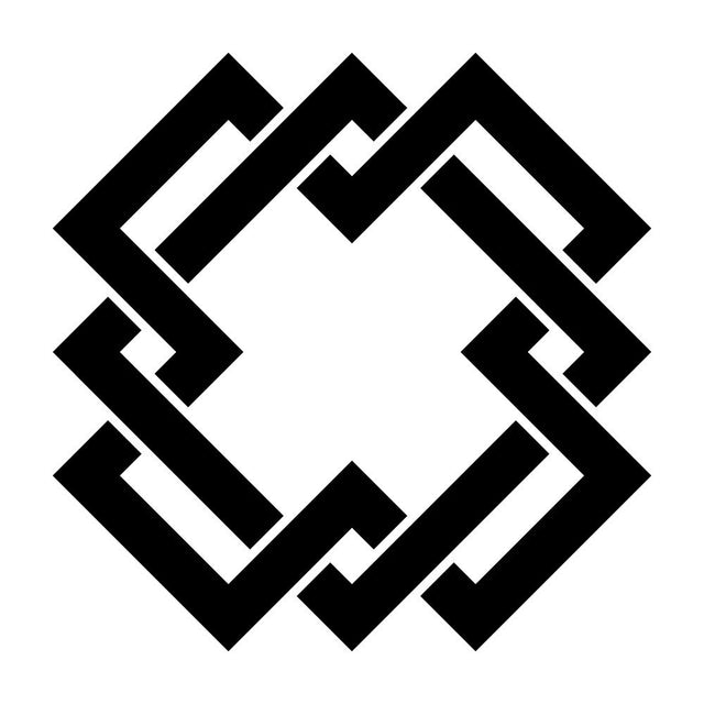 結び角紋