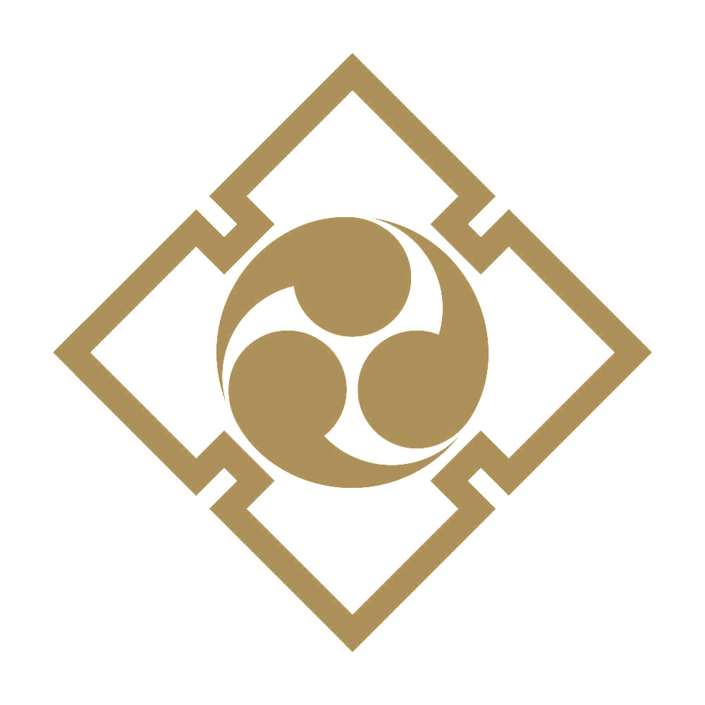 折り入り角に三つ巴紋 9