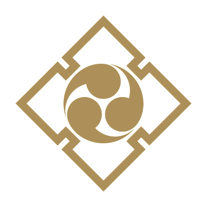 折り入り角に三つ巴紋 9