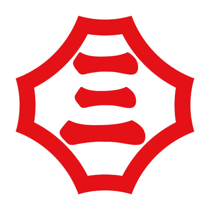 反り隅切り角に三の字紋 8