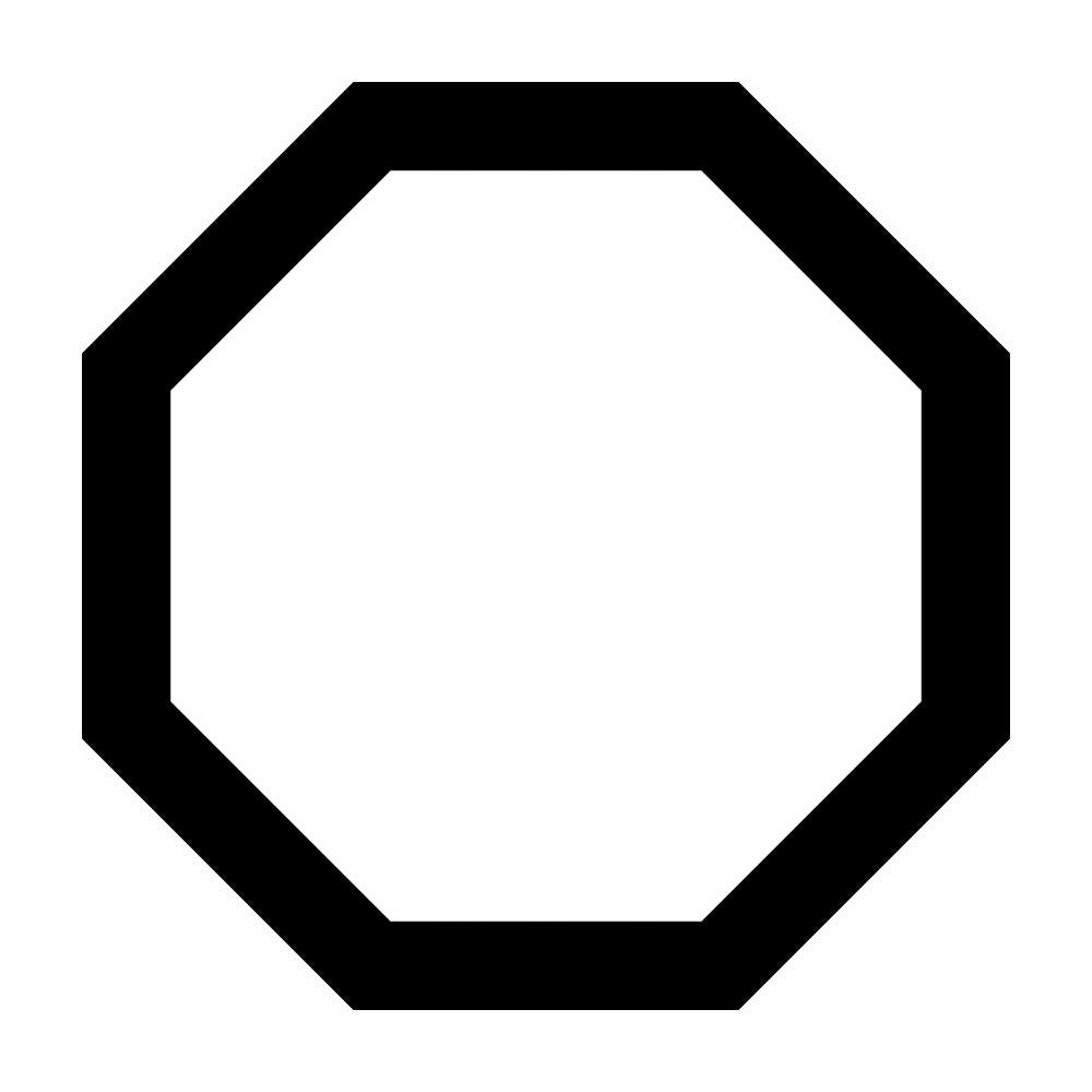 隅切り角紋 (B)