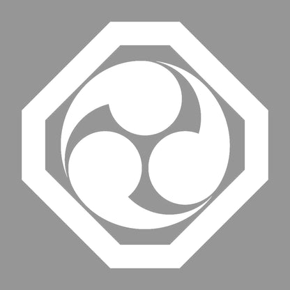 隅切り角に三つ巴紋 7