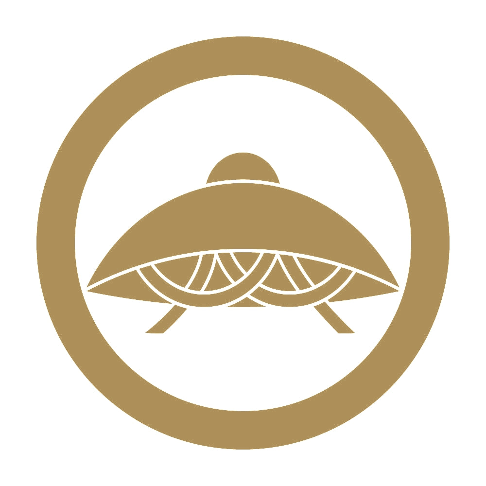 丸に笠紋 9