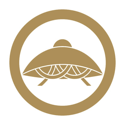 丸に笠紋 9