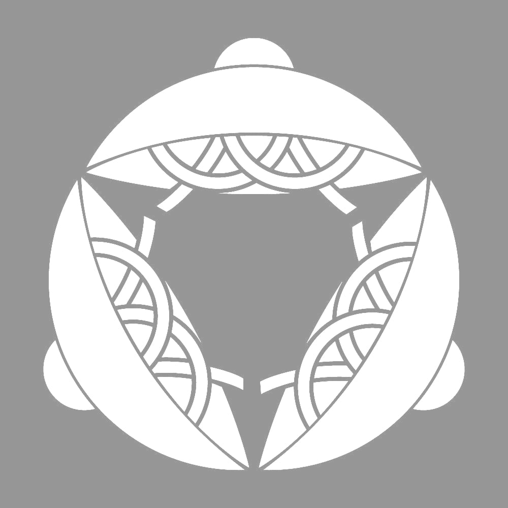 三つ寄せ笠紋 7