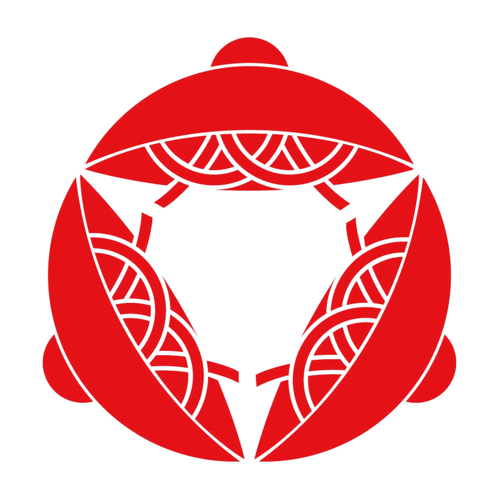 三つ寄せ笠紋 8