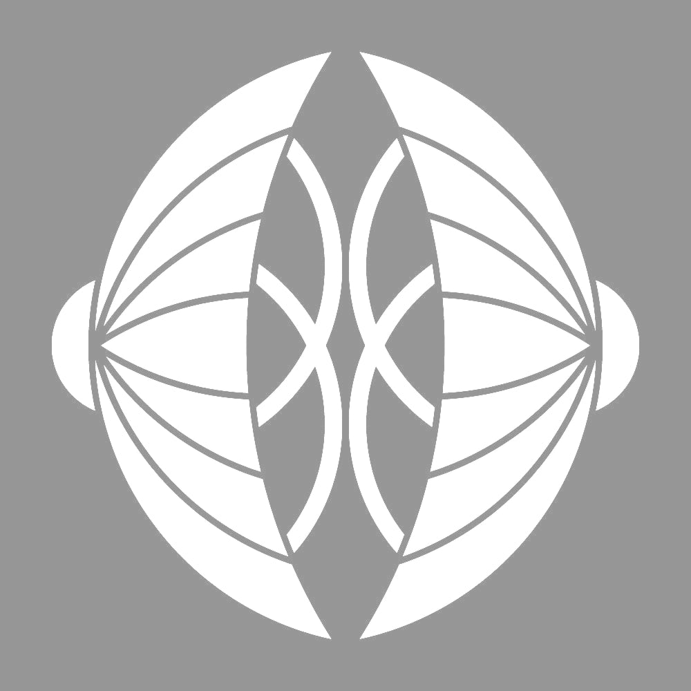 向かい笠紋 7