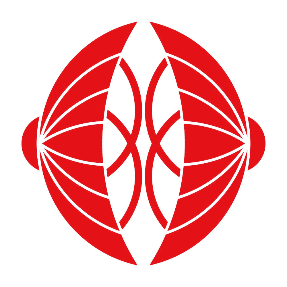 向かい笠紋 8