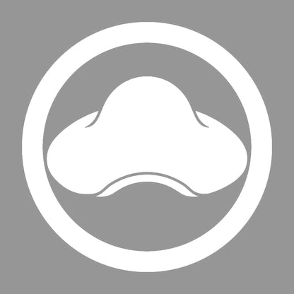 丸に俯き陣笠紋 7