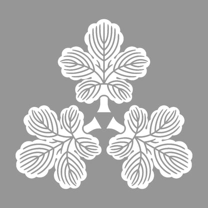 尻合わせ三つ梶の葉紋 7