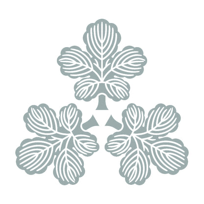 尻合わせ三つ梶の葉紋 10