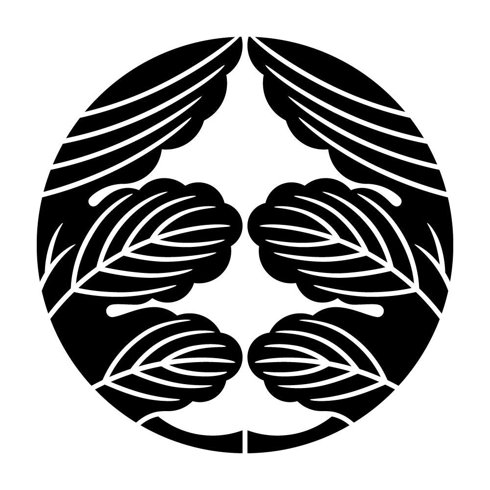 割り梶の葉紋