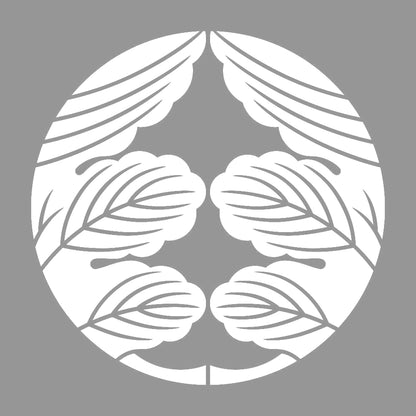 割り梶の葉紋 7