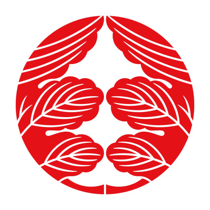 割り梶の葉紋 8