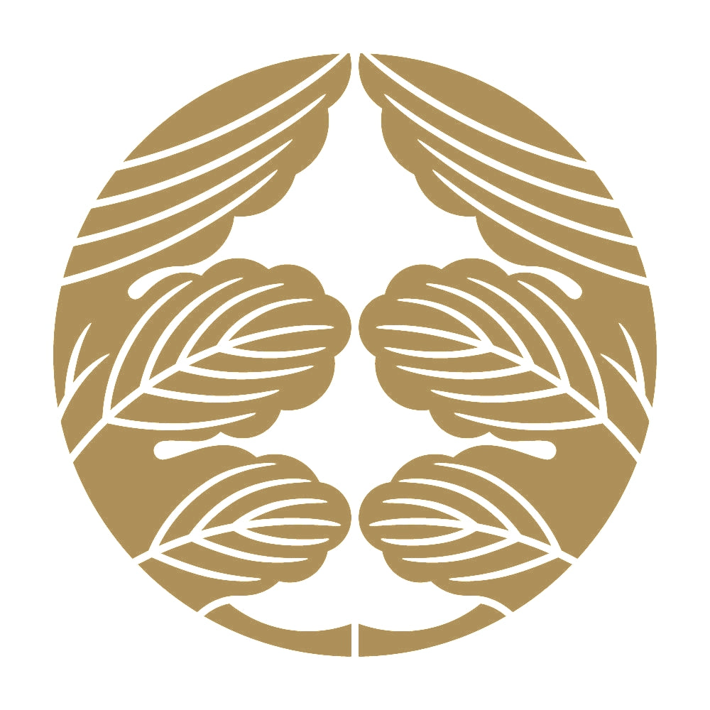 割り梶の葉紋 9