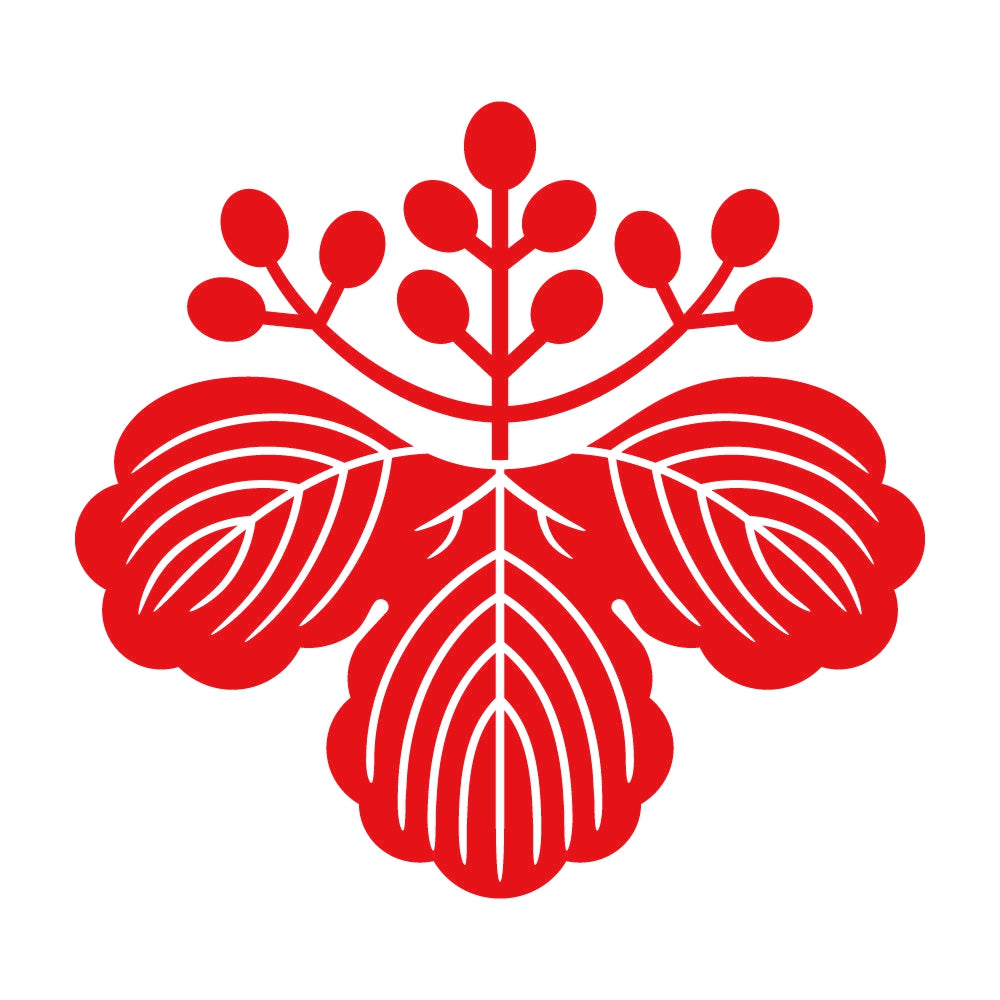 梶の葉桐紋 8