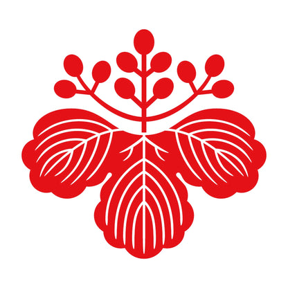 梶の葉桐紋 8