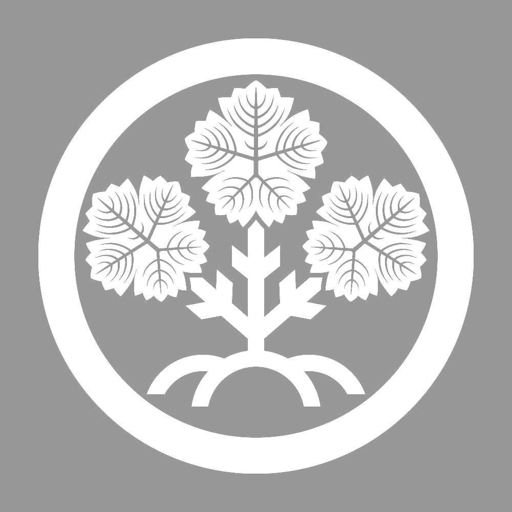 丸に諏訪梶の葉紋 7
