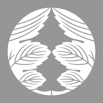 割り鬼梶の葉紋 7