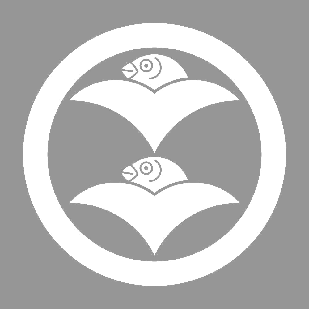 丸に二つ雁金紋 7