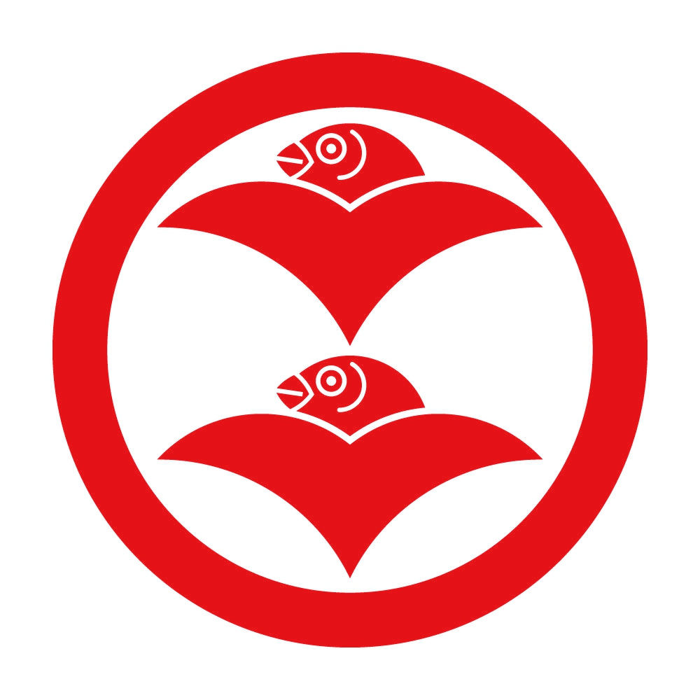 丸に二つ雁金紋 8