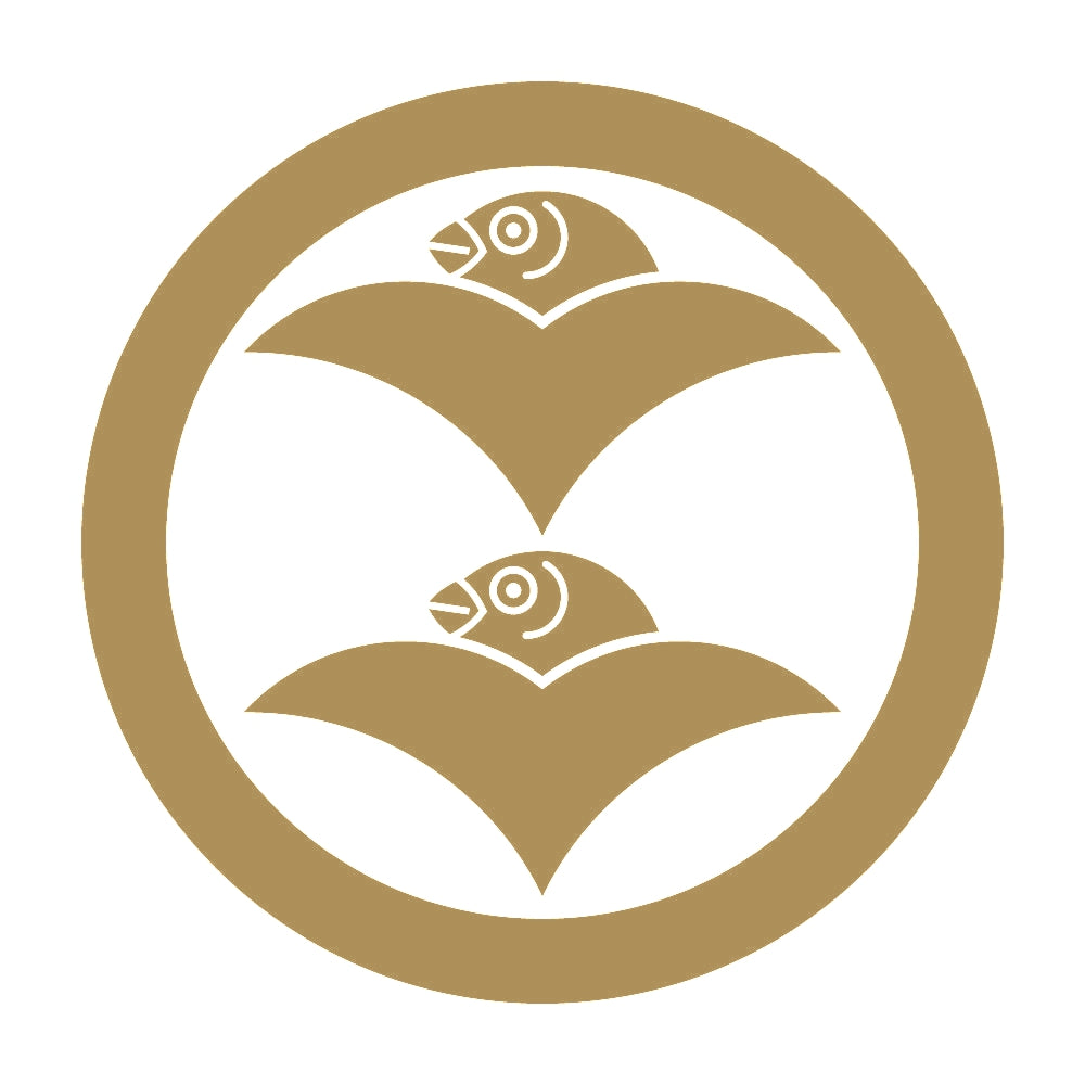 丸に二つ雁金紋 9