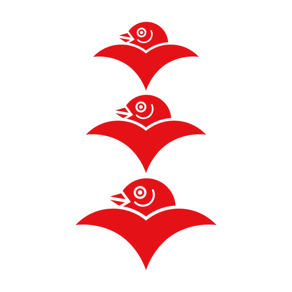 三つ重ね雁金紋 8