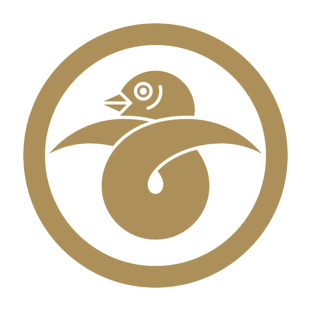 丸に結び雁金紋 9