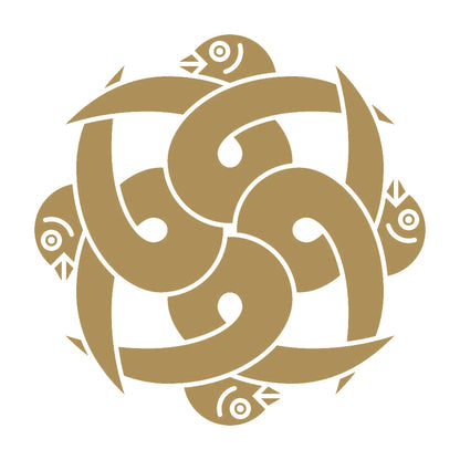 尻合わせ四つ結び雁金紋 9