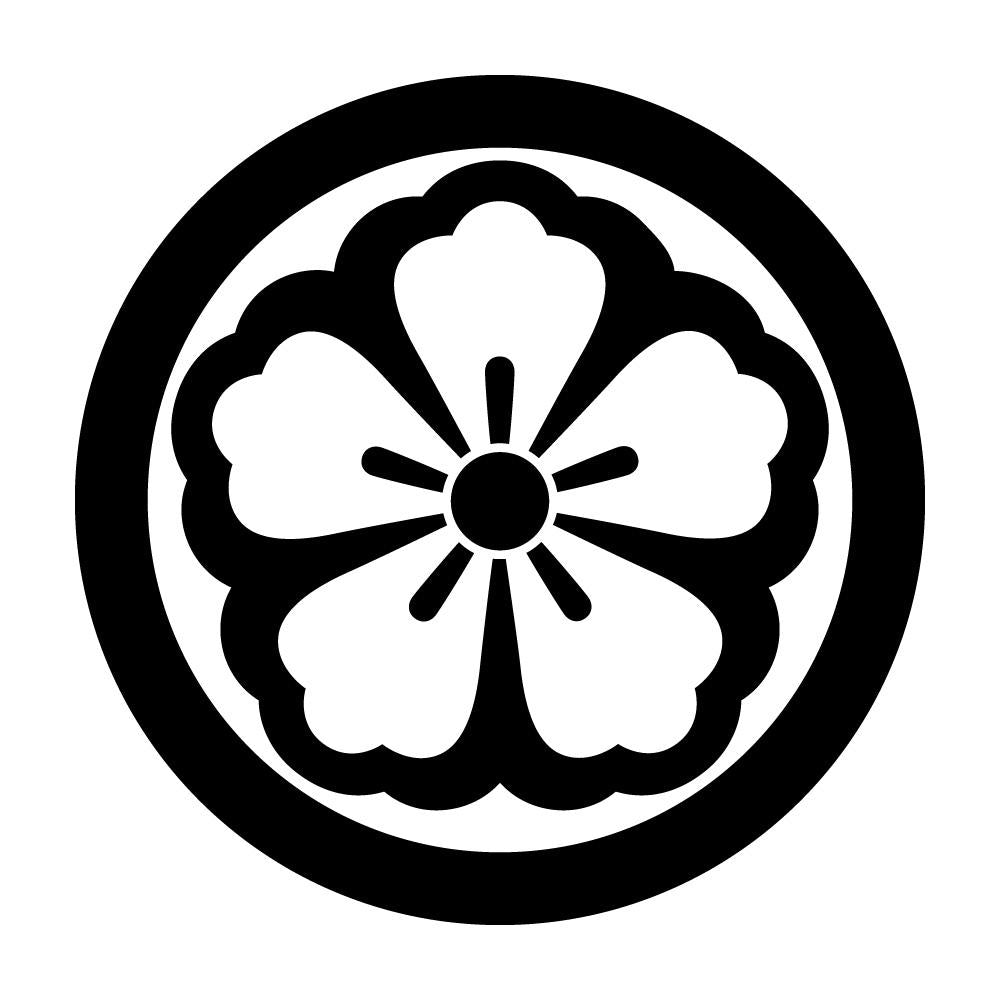 丸に中陰唐花紋
