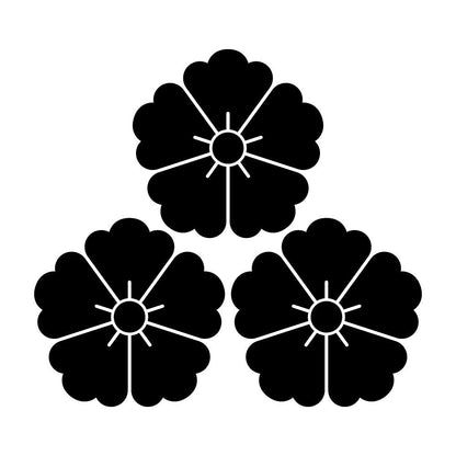 三つ盛り唐花紋