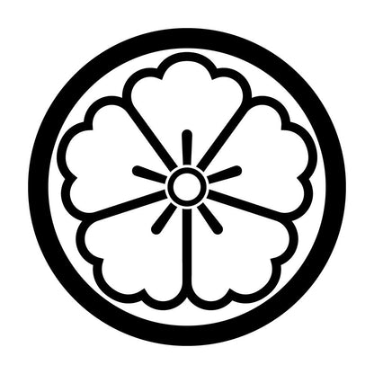 中輪に陰の唐花紋