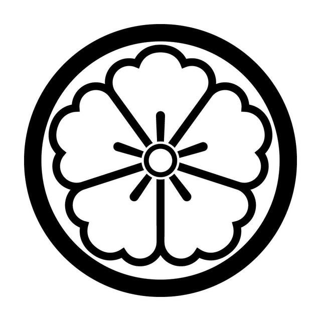 中輪に陰の唐花紋