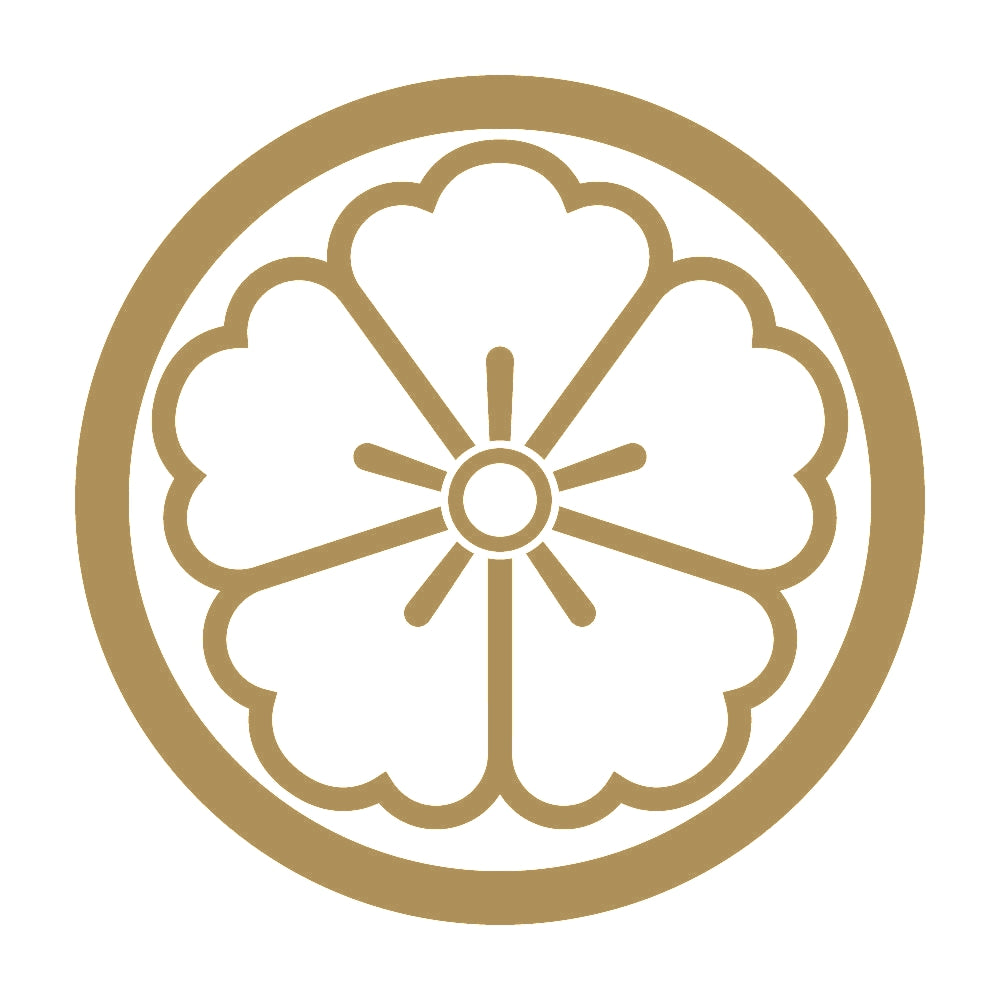 中輪に陰の唐花紋 9